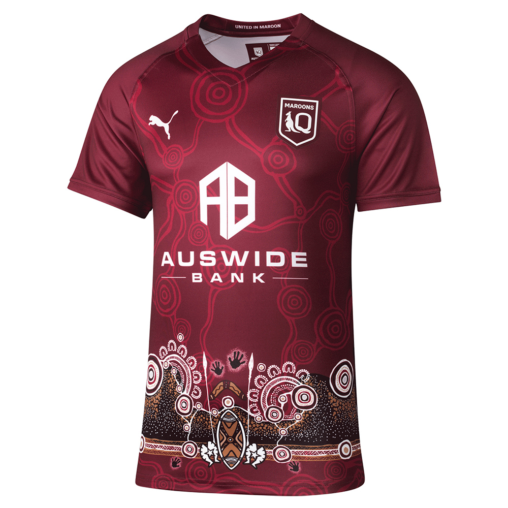 Buy 2022 Queensland Maroons State of Origin Indigneous Jersey - Mens